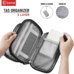 Copper Tas Gadget Powerbank Waterproof Multifungsi 2 Layer