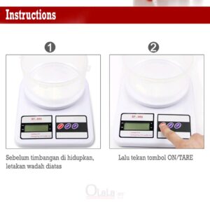 Timbangan Digital Elektrik Scale Dapur SF400 - Image 2